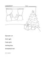 Vorschau - Arbeitsblätter - Lesemalblatt Winter - Seite 3