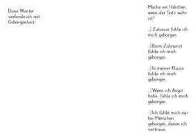 Vorschau - Arbeitsblätter - Lapbook Geborgenheit - Seite 2
