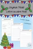 Vorschau - Unterrichtsreihen - Noël / Noel - La lettre au père Noël #weihnachtenauflmp - Deckblatt
