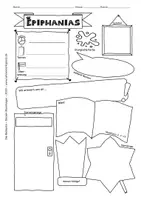 Vorschau - Arbeitsblätter - Epiphanias-Heilige Drei Könige (ev.) - Arbeitsblatt und Textblatt im Sketchnotes-Stil #edukichristmas - Seite 3