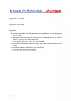 Vorschau - Arbeitsblätter - Geschichte - Frauen im Mittelalter - Seite 3