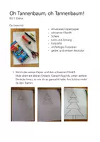 Vorschau - Mal- und Bastelvorlagen - Oh Tannenbaum, oh Tannenbaum - Auftragskarten BG/Kunst - Seite 2