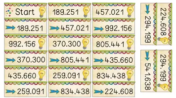 Vorschau - Spiele - Ich habe... wer hat...? Zahlen bis eine Million (1.000.000) - Seite 1
