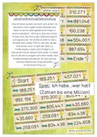Vorschau - Spiele - Ich habe... wer hat...? Zahlen bis eine Million (1.000.000) - Deckblatt