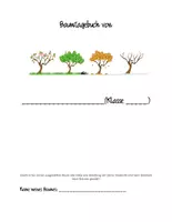 Vorschau - Arbeitsblätter - Baumtagebuch für schwache Lerner! Inklusiv und DaZ! Inkl. Bewertungsraster!Homeschooling geeignet! - Seite 1