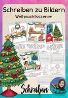 Vorschau - Stundenentwürfe - Erzählen und Schreiben zu Bildern Weihnachten - Deckblatt