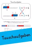 Vorschau - Arbeitsblätter - Tauschaufgaben - Addition ZR 10 - Mathematik Klasse 1 - Deckblatt