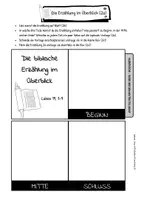 Vorschau - Unterrichtsreihen - Lapbook "Jesus trifft Zachäus" mit Bewertung, Religion Grundschule #LMPKracher2020 - Seite 3