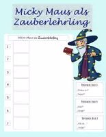 Vorschau - Arbeitsblätter - Micky Maus als Zauberlehrling Arbeitsblatt + Tippkarten - Deckblatt