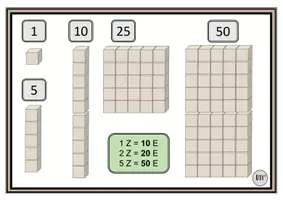 Vorschau - Präsentationen/Tafelbilder - Dienes Material Zahlenraum Erweiterung bis 100.000 - Seite 2