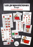 Vorschau - Arbeitsblätter - Las preposiciones de lugar - Materialpaket zu den Präpositionen - Deckblatt