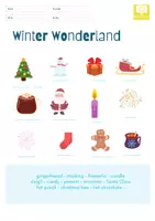 Vorschau - Arbeitsblätter - Englisch - Paket - Unterstufe - Christmas I Winter Wonderland I New Year's Eve - Speaking - Writing - Vocabulary - Deckblatt