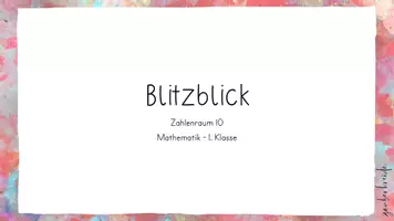 Vorschau - Präsentationen/Tafelbilder - Digitaler Blitzblick (Präsenz- und Fernunterricht) - Seite 1
