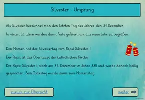 Vorschau - Spiele - Interaktive PDF + Arbeitsblätter- Silvester/Neujahr ab Klasse 2 - Seite 3