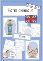 Vorschau - Arbeitsblätter - Farm animals (Englisch) Klasse 2 - Deckblatt