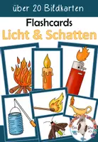 Vorschau - Poster - Licht und Schatten - Bildkarten / Flashcards - natürliche und künstliche Lichtquellen - Deckblatt