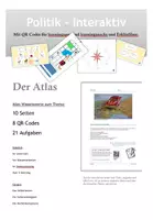 Vorschau - Arbeitsblätter - Atlasarbeit (Himmelsrichtungen, Legende und Maßstab)) - Deckblatt