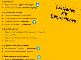 Vorschau - Arbeitsblätter - Hocker aus Holz bauen - Seite 3