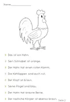 Vorschau - Arbeitsblätter - Lese Mal Blätter Bauernhof - Seite 2