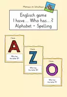 Vorschau - Spiele - I have... Who has...? Alphabet and spelling - Deckblatt
