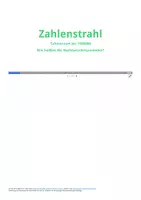 Vorschau - Arbeitsblätter - Reflexion Zahlenstrahl - Zahlenraum bis 1 000 000 Wie heißen die Nachbarzehntausender - Deckblatt
