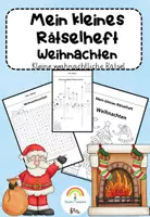 Vorschau - Mal- und Bastelvorlagen - Mein kleines Rätselheft Weihnachten #weihnachtenauflmp - Deckblatt