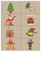 Vorschau - Fördermaterial/Inklusion - Silben schwingen - Winter & Weihnachten - DaZ - Seite 1