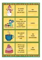 Vorschau - Arbeitsblätter - Winter Merkspiel Deutsch - Seite 3