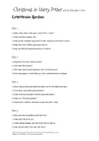 Vorschau - Arbeitsblätter - "Harry Potter" Christmas - Textverständnis Reading Comprehension - Seite 1