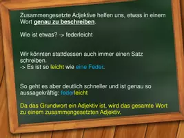 Vorschau - Präsentationen/Tafelbilder - Zusammengesetzte Adjektive - Seite 2