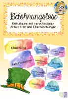 Vorschau - Anderer Materialtyp - Glückslose: Gutscheine zur Belohnung / zum Geburtstag #edukilights22 - Deckblatt