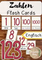 Vorschau - Fördermaterial/Inklusion - Zahlen- numbers - Flashcards (Englisch) - Deckblatt