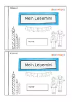 Vorschau - Arbeitsblätter - Mein Lesemini- Klasse 1 - Seite 1