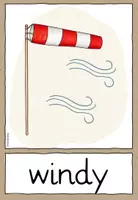 Vorschau - Fördermaterial/Inklusion - Wetter - weather - Flashcards - Wortkarten (Englisch) - Seite 2