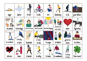 Vorschau - Spiele - Doppelsymbolspiel - les loisirs (passend zu Dis Donc 5 Unité 3) - Deckblatt