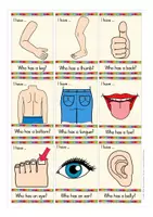 Vorschau - Stationenlernen - body parts Spiel I have who has Englisch Grundschule - Seite 2