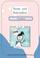 Vorschau - Poster - Haupt- und Nebensätze Präsentation - Deckblatt