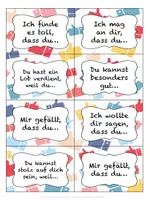 Vorschau - Bildkarten - Lobkärtchen für Schüler und Lehrer (Deutsch & Englisch) - Seite 3