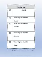 Vorschau - Spiele - Abschlussquiz vor den Ferien (Jeopardy) - Vögel, Körper, Schweiz - Seite 2