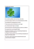 Vorschau - Fördermaterial/Inklusion - GLÜCKSBRINGER Lese-und Abschreibkartei leichte Sprache - Deckblatt