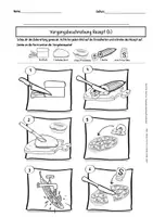Vorschau - Klassenarbeiten - Vorgangsbeschreibung "Gurken-Frischkäsebrot" - Klassenarbeit mit Bewertungsraster - Seite 3