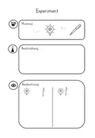 Vorschau - Experimente - Experiment Licht & Schatten - Deckblatt