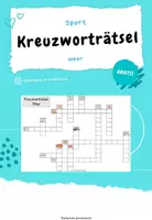 Vorschau - Spiele - Kreuzworträtsel Meer - Deckblatt