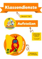 Vorschau - Poster - Klassendienste (inkl. Schild "Ich muss mal!") - Seite 1