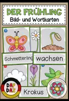 Vorschau - Bildkarten - DER FRÜHLING - Bild- und Wortkarten (DAF/DAZ) - Deckblatt