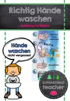 Vorschau - Präsentationen/Tafelbilder - Anleitung für richtiges Händewaschen - Deckblatt