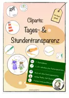 Vorschau - selbst erstellte Cliparts/Grafiken - Cliparts Tages- und Stundentransparenz - Deckblatt