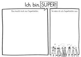 Vorschau - Arbeitsblätter - Ich bin SUPER - Seite 1