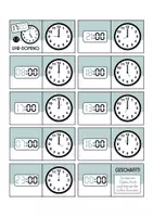 Vorschau - Spiele - Uhrzeit Domino - Uhr - Zeit - Spiel - Freiarbeit - Seite 3