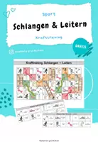 Vorschau - Arbeitsblätter - Krafttraining Schlangen + Leitern - Deckblatt